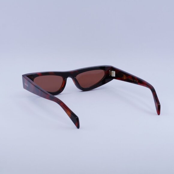 Gucci GG1779S 005 Sunglasses Reddish Havana Cat Eye Frame, Warm Brown Lenses - Picture 9 of 10